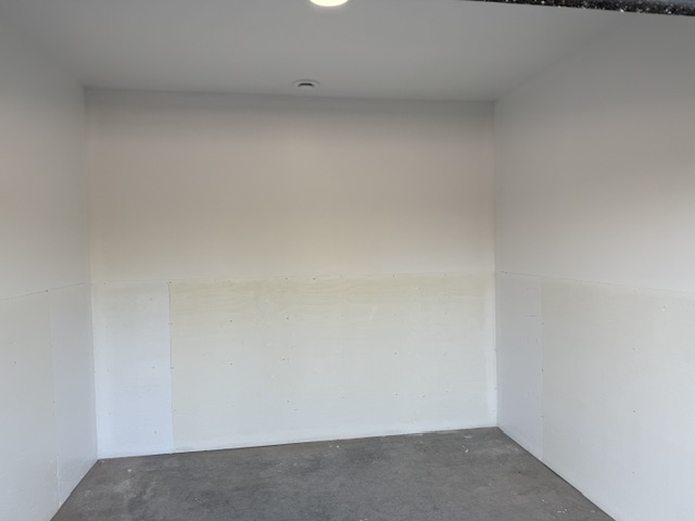 Clean interior of a storage unit